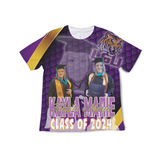 Custom 3D All Over Print Graduation Shirts