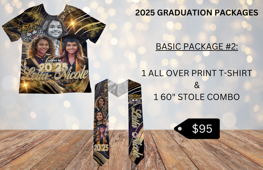 Basic Package #2- Shirt and Stole combo