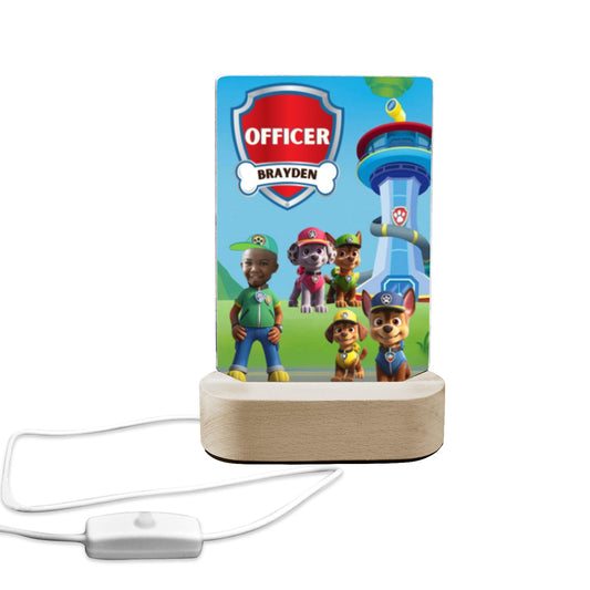 Custom Lamp Acrylic Photo Print with Lighted Stand