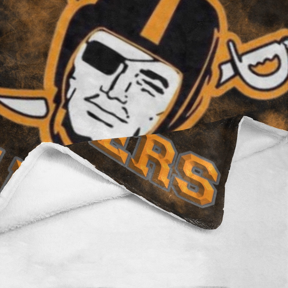 Raiders words Ultra-Soft Micro Fleece Blanket 30''x40''