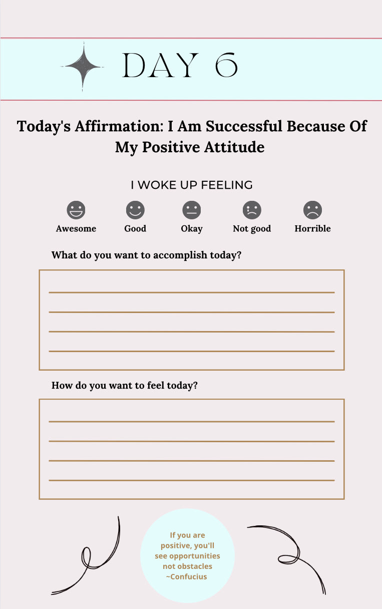 Creative Mindset:30 Day Affirmation Workbook For Crafters And Creative Entrepreneurs PDF VERSION
