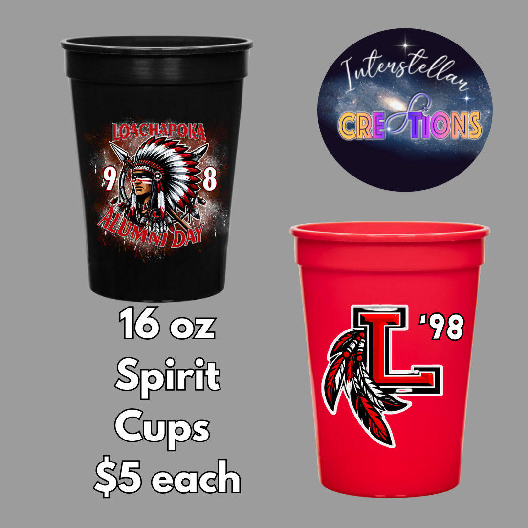 Loachapoka Class of 1998 Alumni Day- Spirit Cups