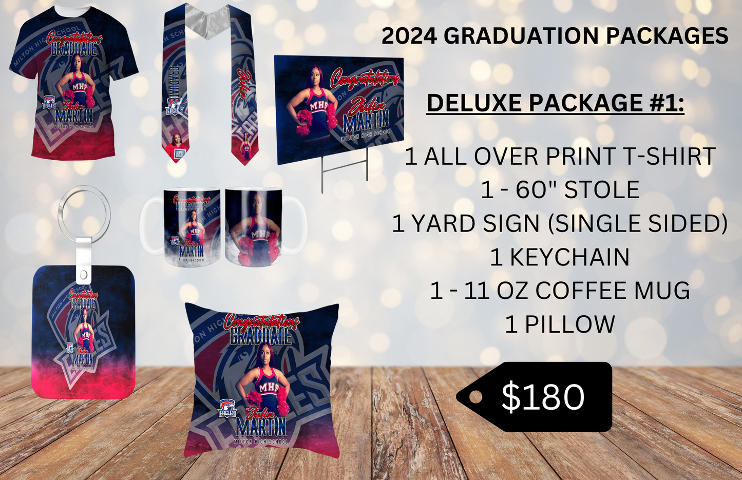 Deluxe Custom Graduation Package #1