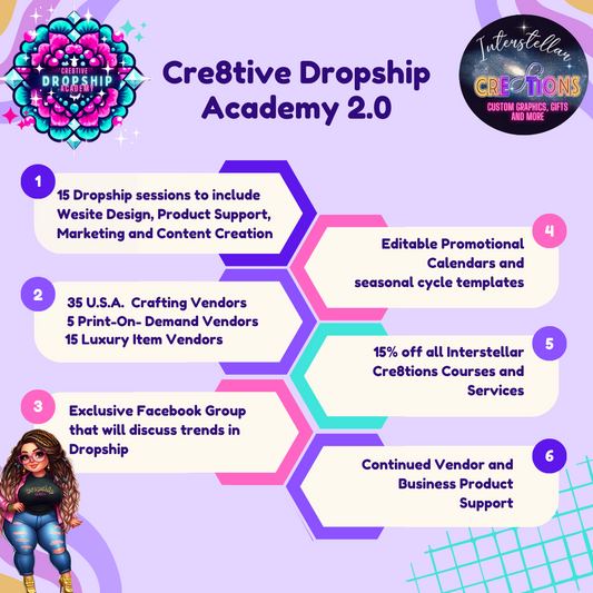 Cre8tive Dropship Academy 2.0- Renewal