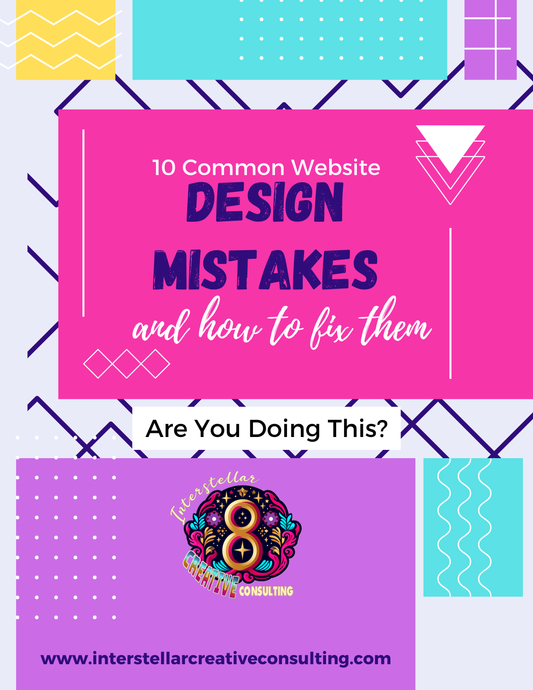 10 Common Website Design Mistakes and How to Avoid Them