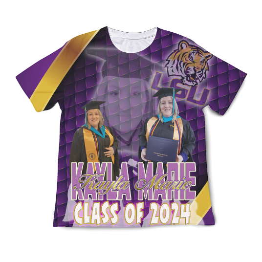 Custom 3D All Over Print Graduation Shirts