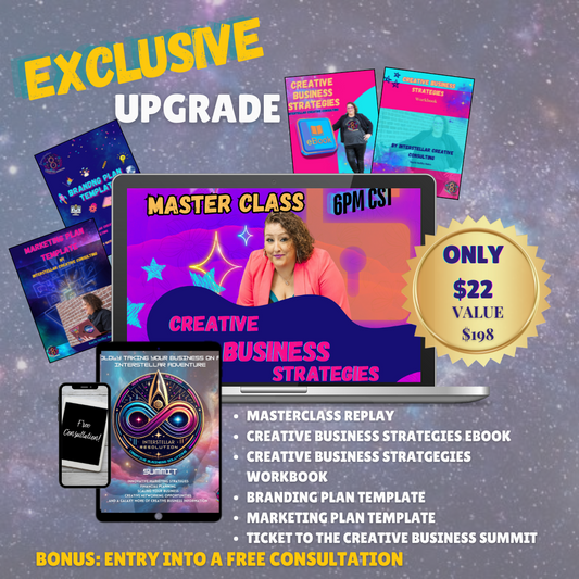 Creative Business Strategies Masterclass Replay and Resource Bundle