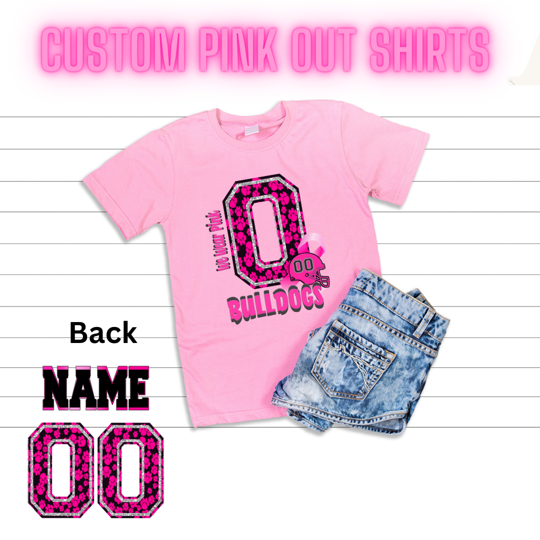 Custom Team Pink-Out Shirts