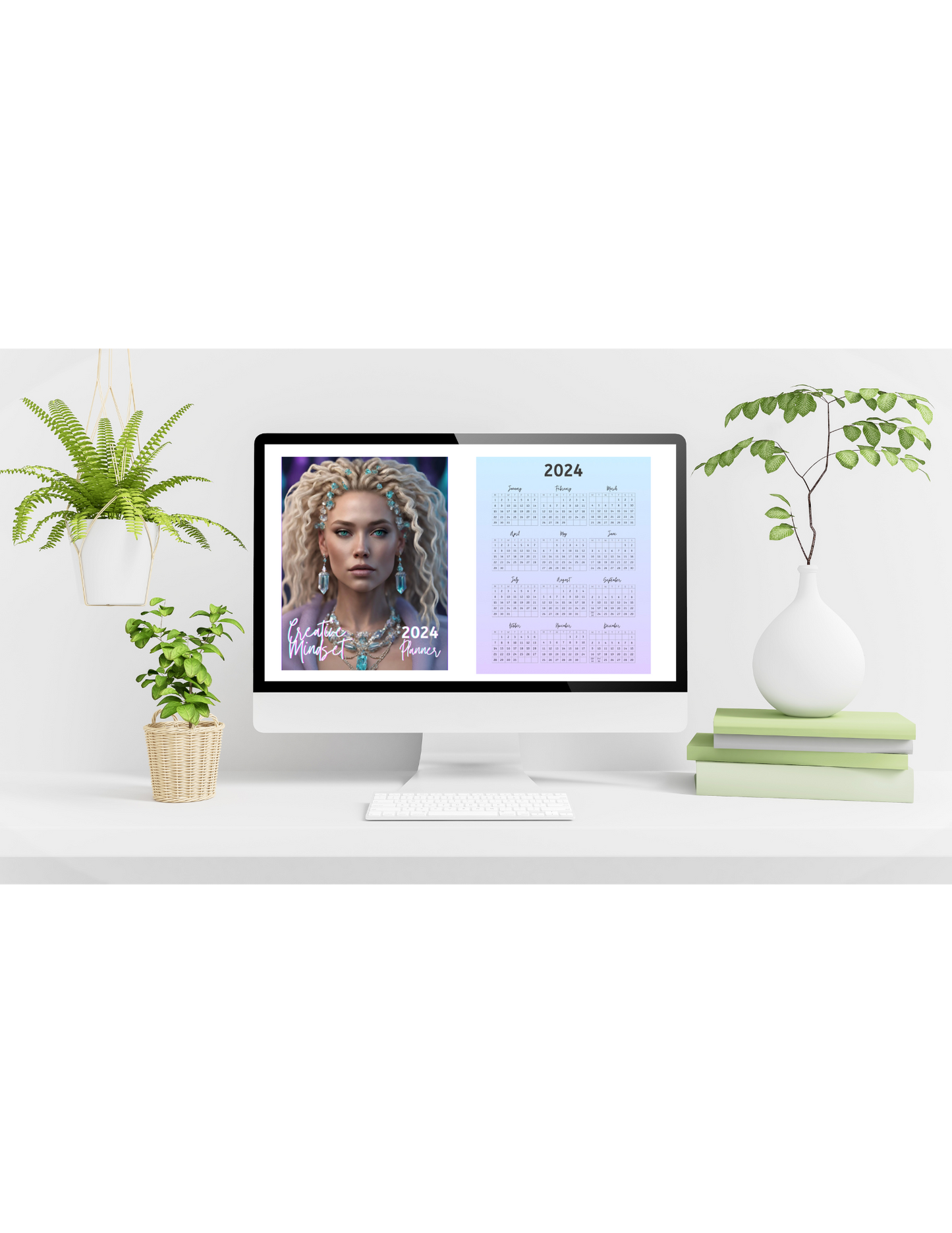 Creative Mindset Blonde Goddess 2024 Planner