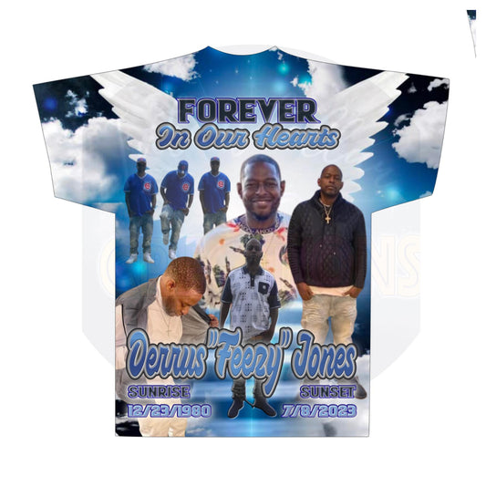 Custom All Over Print  Memorial Shirts