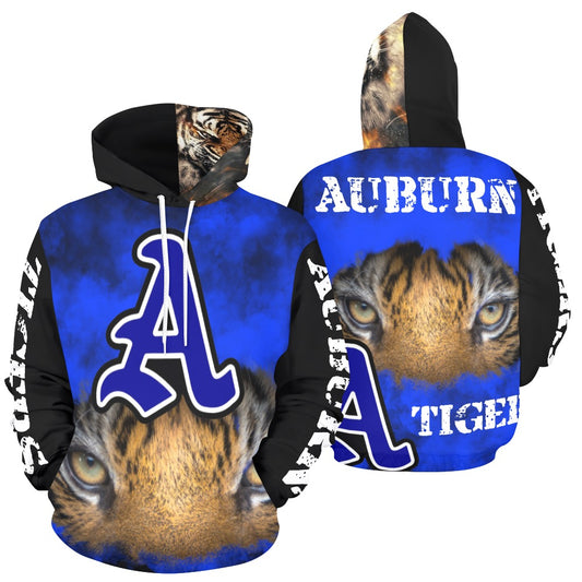 All Over Print Hoodie-Auburn High School Tigers