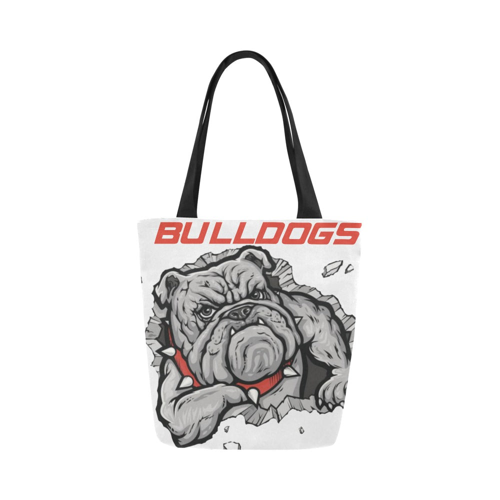 Bulldog Canvas Tote Bag