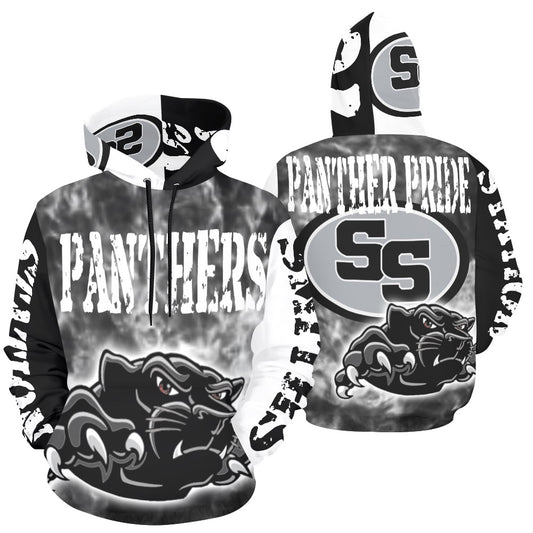 All Over Print Hoodie- Smith Station Panther Pride