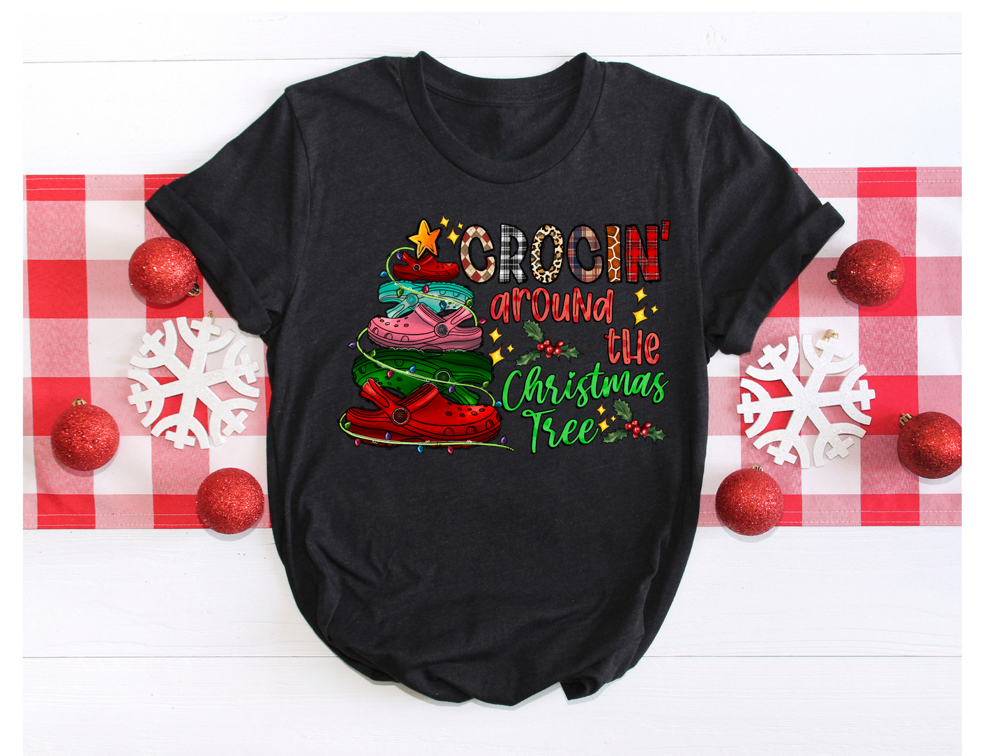 Crocin' around the Christmas Tree T-shirt