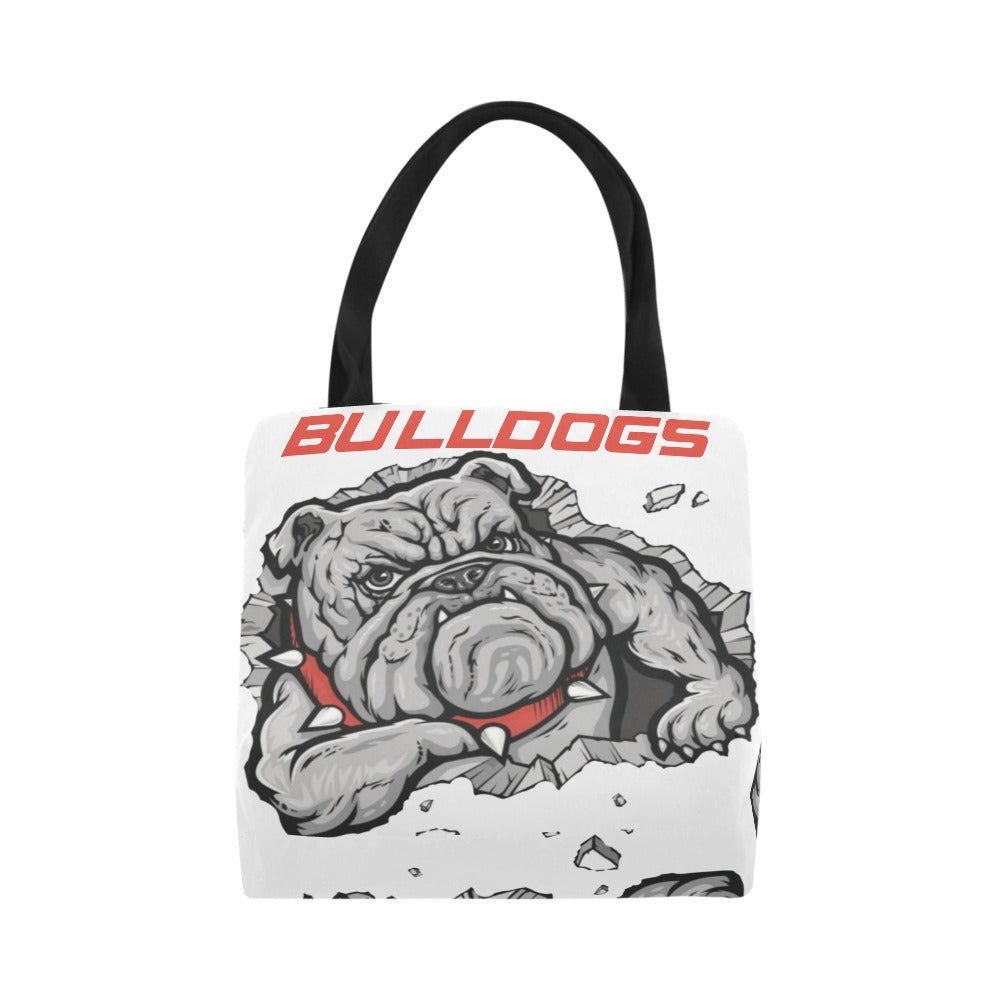 Bulldog Canvas Tote Bag