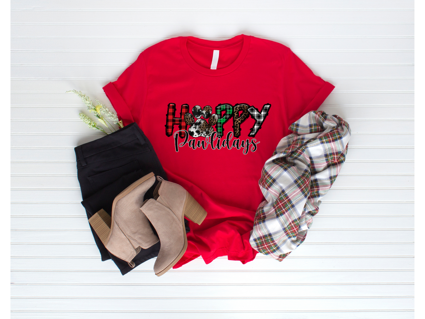 Happy Pawlidays Christmas Shirt