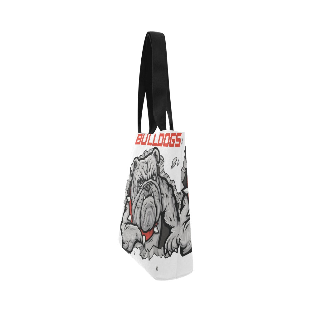 Bulldog Canvas Tote Bag