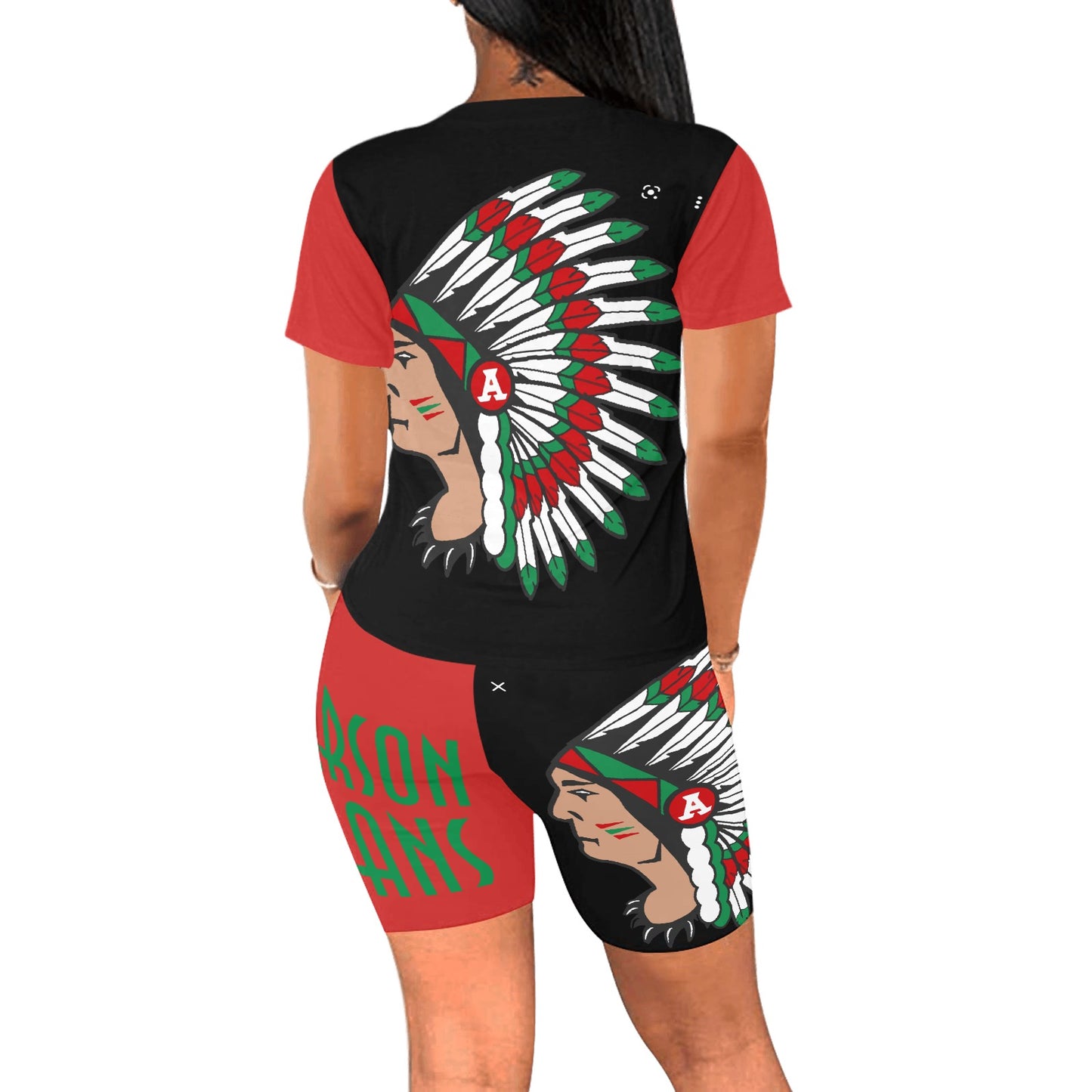 Women's Short Yoga Set - Anderson High School Indians