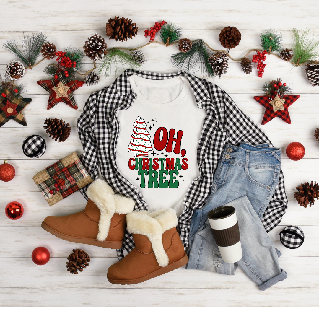 Oh Christmas Tree Snack Cake Christmas Shirt