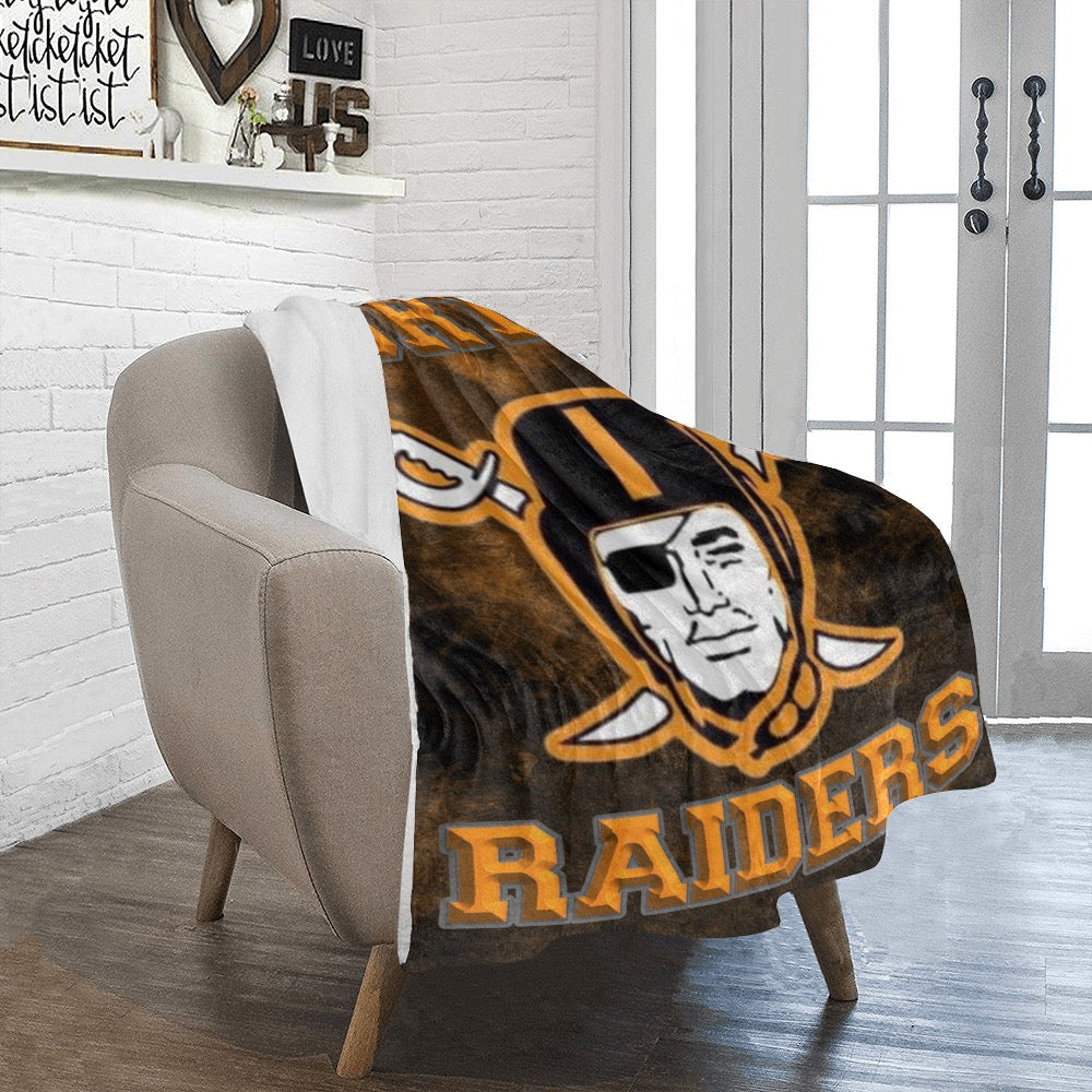 Raiders words Ultra-Soft Micro Fleece Blanket 30''x40''