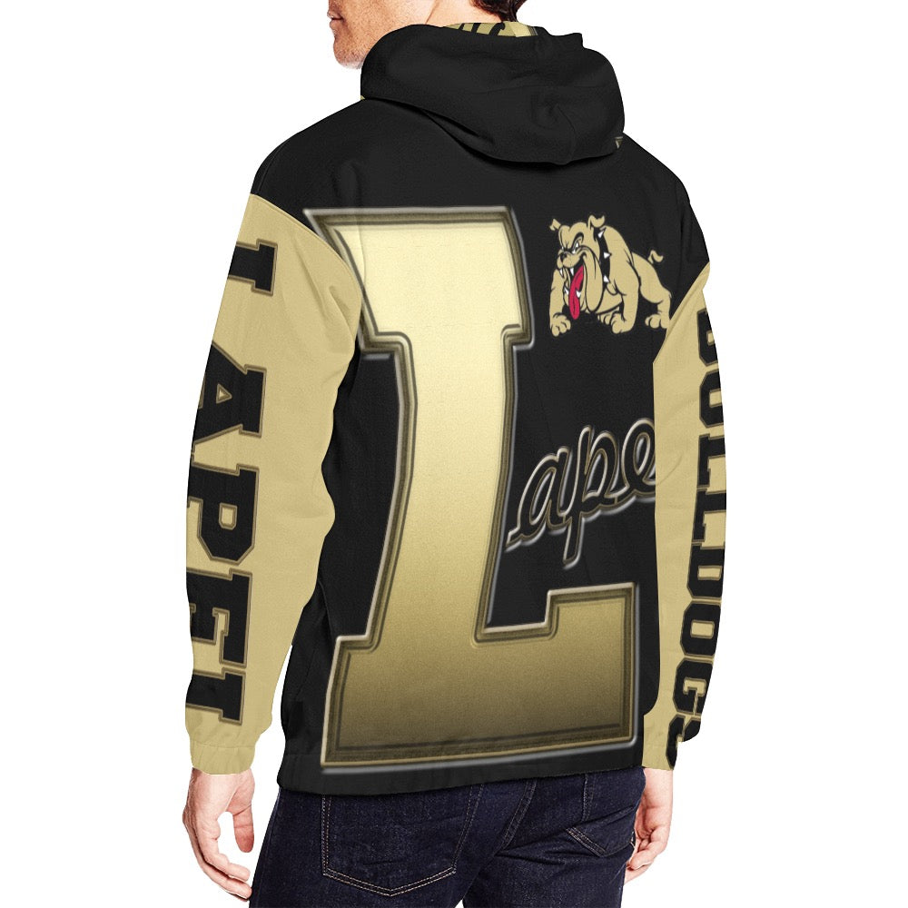 Lapel All Over Print Hoodie