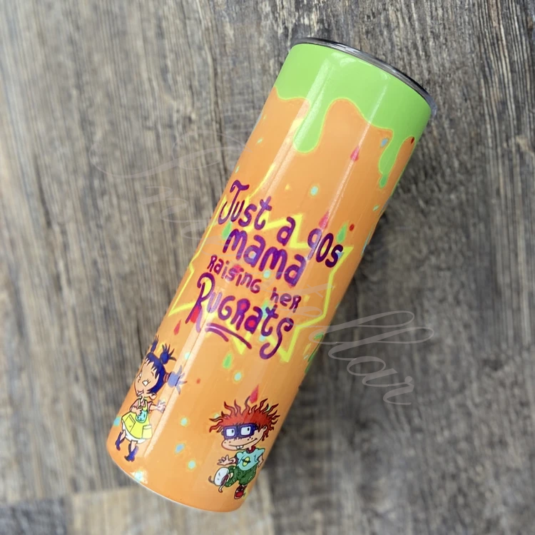 Just a 90's Mom Raising RugRats Tumbler